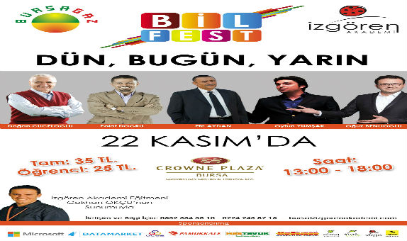 BİLFEST'in Ana Sponsoru Bursagaz Oldu BİLFEST'in Ana Sponsoru Bursagaz Oldu