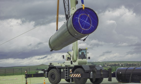 TANAP Projesi Tüm Hızıyla Sürüyor