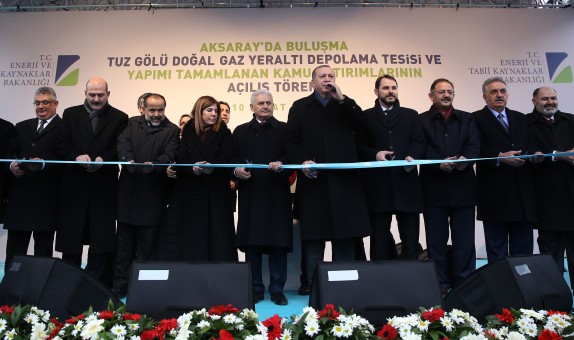 TUZ GÖLÜ YERALTI DOĞALGAZ DEPOLAMA TESİSİ FAALİYETE GEÇTİ