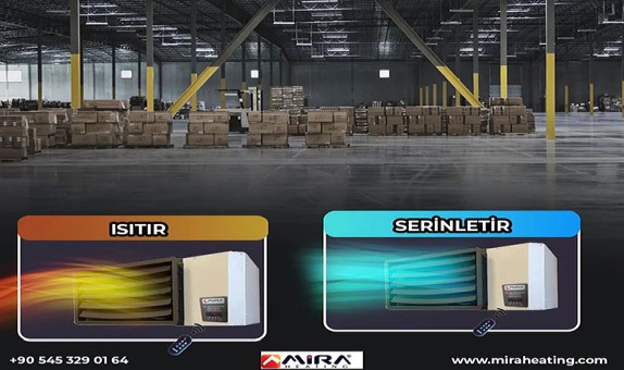 Mira Heating'den Doğal Gazlı Sıcak Hava Üreteçleri
