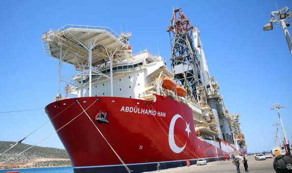 Türkiye'nin 4'üncü Sondaj Gemisi Abdülhamid Han Göreve Başladı