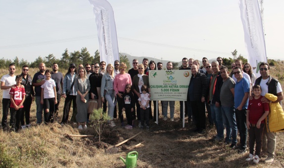 İzmir Doğalgaz'dan 100. Yıl Ormanı'na Destek