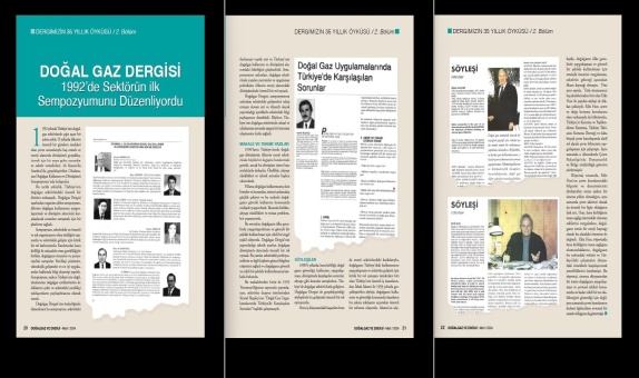 Doğal Gaz Dergisi 1992'de Sektörün ilk Sempozyumunu Düzenliyordu