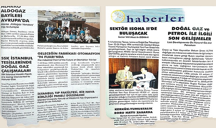 DOĞALGAZ DERGİMİZİN 35 YILLIK ÖYKÜSÜ DOĞALGAZ DERGİMİZİN 35 YILLIK ÖYKÜSÜ