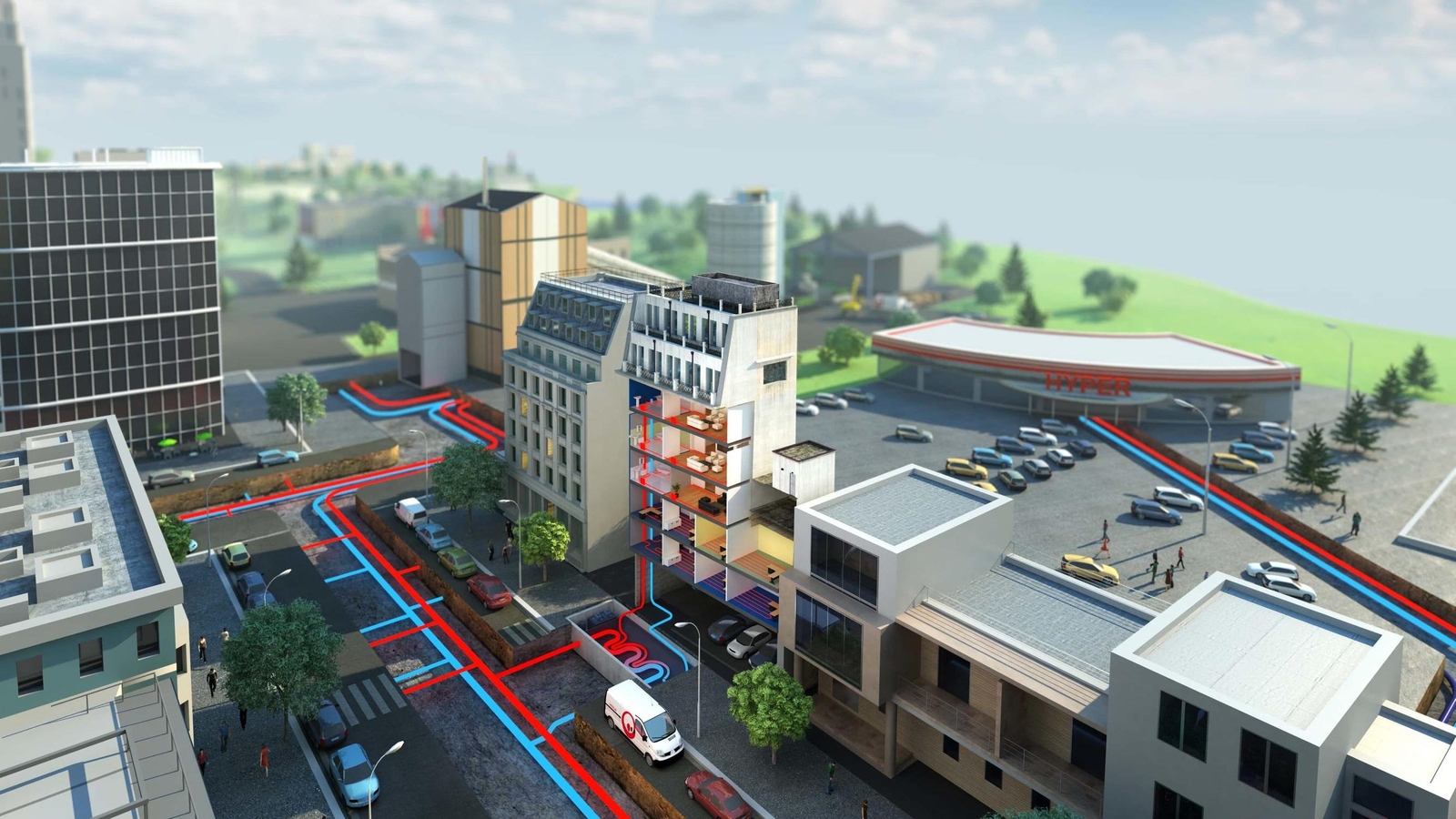 Bölgesel Isıtma Şebekesinin Dönüş Hattından Beslenen Su Kaynaklı Isı Pompasının Performans Analizi class=