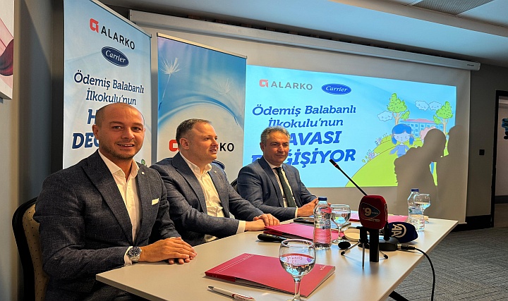 Alarko Carrier, Balabanlı İlkokulu'nun Isıtma ve Soğutma Sistemini Yeniledi Alarko Carrier, Balabanlı İlkokulu'nun Isıtma ve Soğutma Sistemini Yeniledi