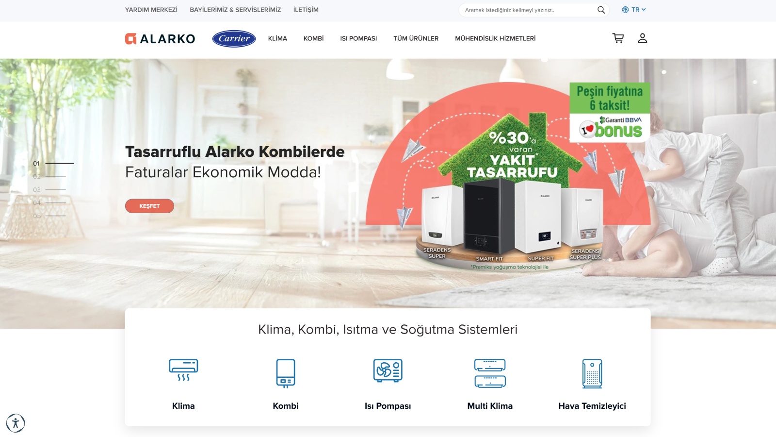 Alarko Carrier Web Sitesi Artık Daha Erişilebilir