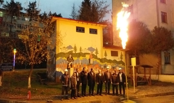 Araklı ve Sürmene Doğalgaza Kavuştu