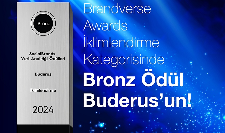 Buderus'a Brandverse Awards'tan Bronz Ödül Buderus'a Brandverse Awards'tan Bronz Ödül