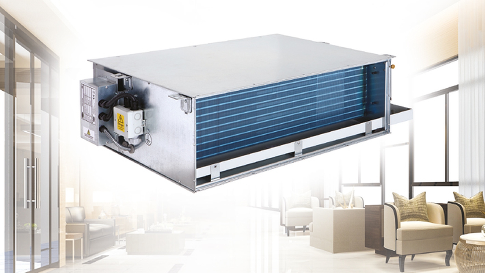 Carrier 42DT Yüksek Basınçlı Kanallı Gizli Tavan Tipi Fancoil Ünitesi Carrier 42DT Yüksek Basınçlı Kanallı Gizli Tavan Tipi Fancoil Ünitesi