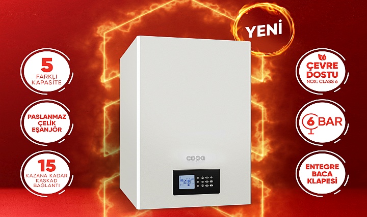 Copa'dan Duvar Tipi Yoğuşmalı Kazan Copa'dan Duvar Tipi Yoğuşmalı Kazan