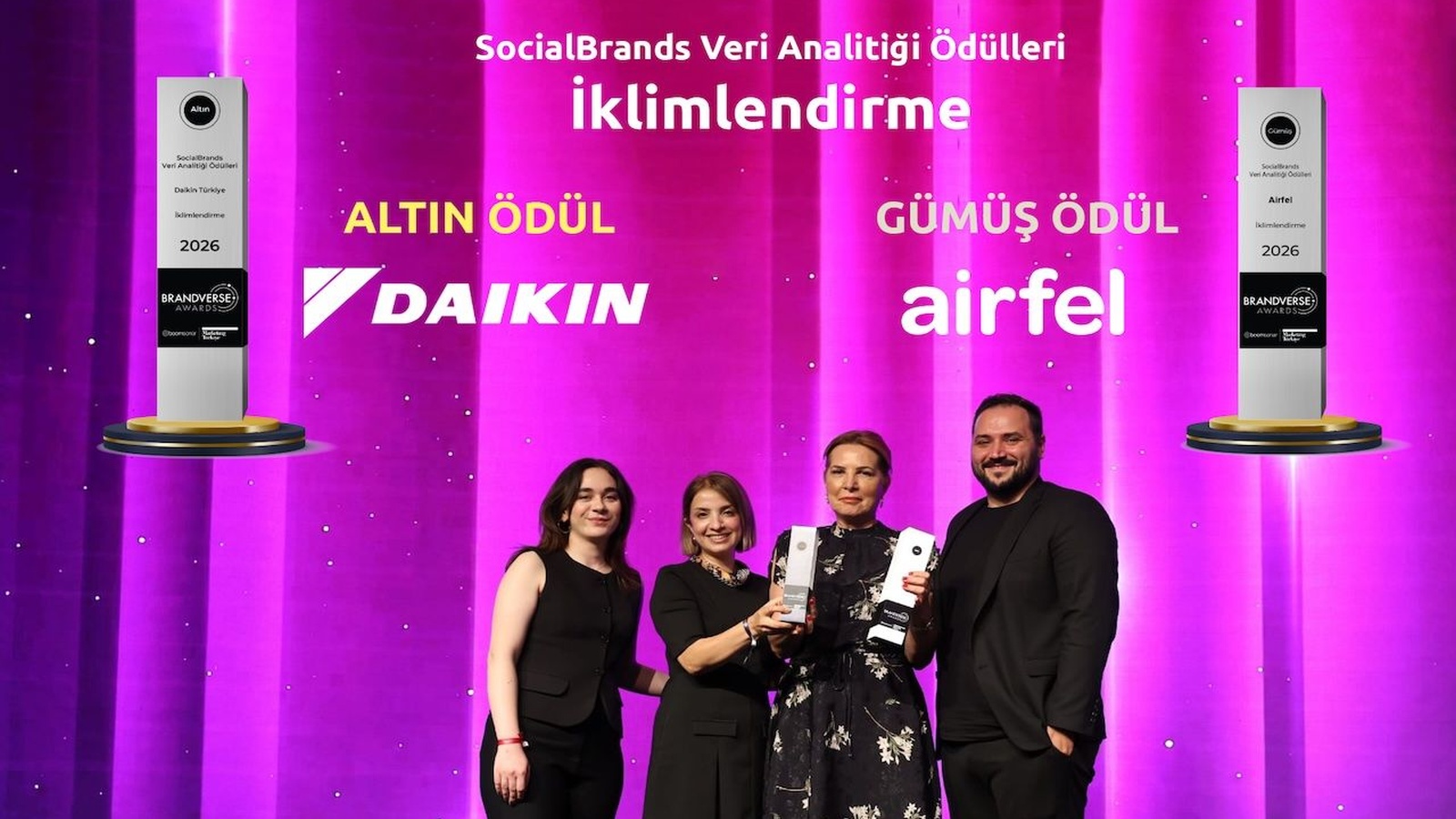 Daikin, Brandverse Awards'tan çifte ödülle döndü Daikin, Brandverse Awards'tan çifte ödülle döndü