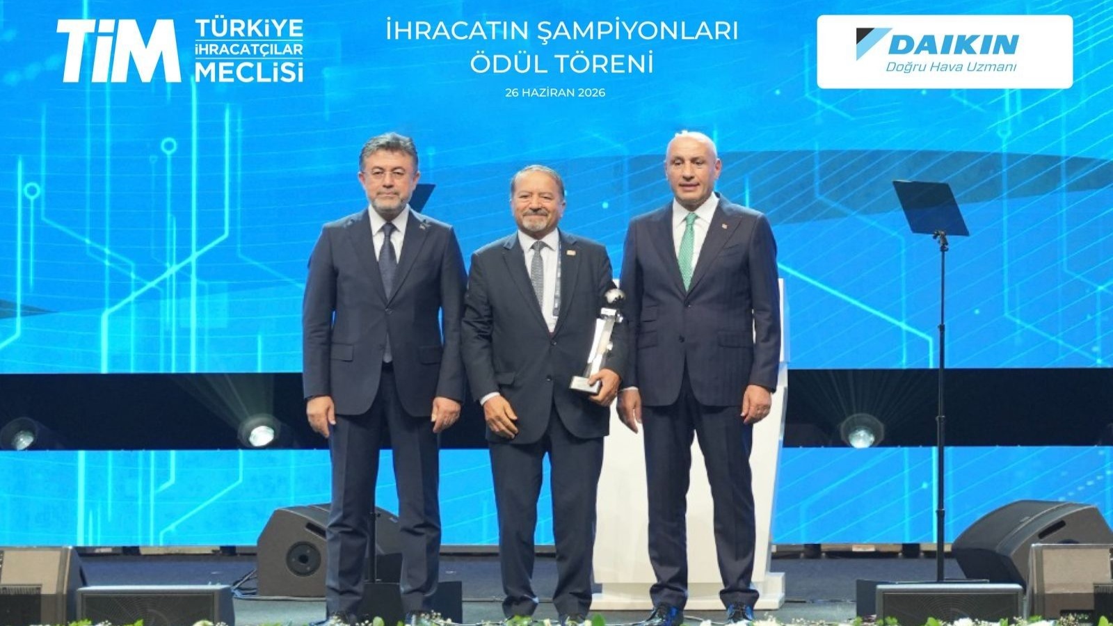 Daikin Türkiye, TİM verilerine göre bu yıl da "İklimlendirme Sanayi Sektör Şampiyonu" oldu Daikin Türkiye, TİM verilerine göre bu yıl da "İklimlendirme Sanayi Sektör Şampiyonu" oldu