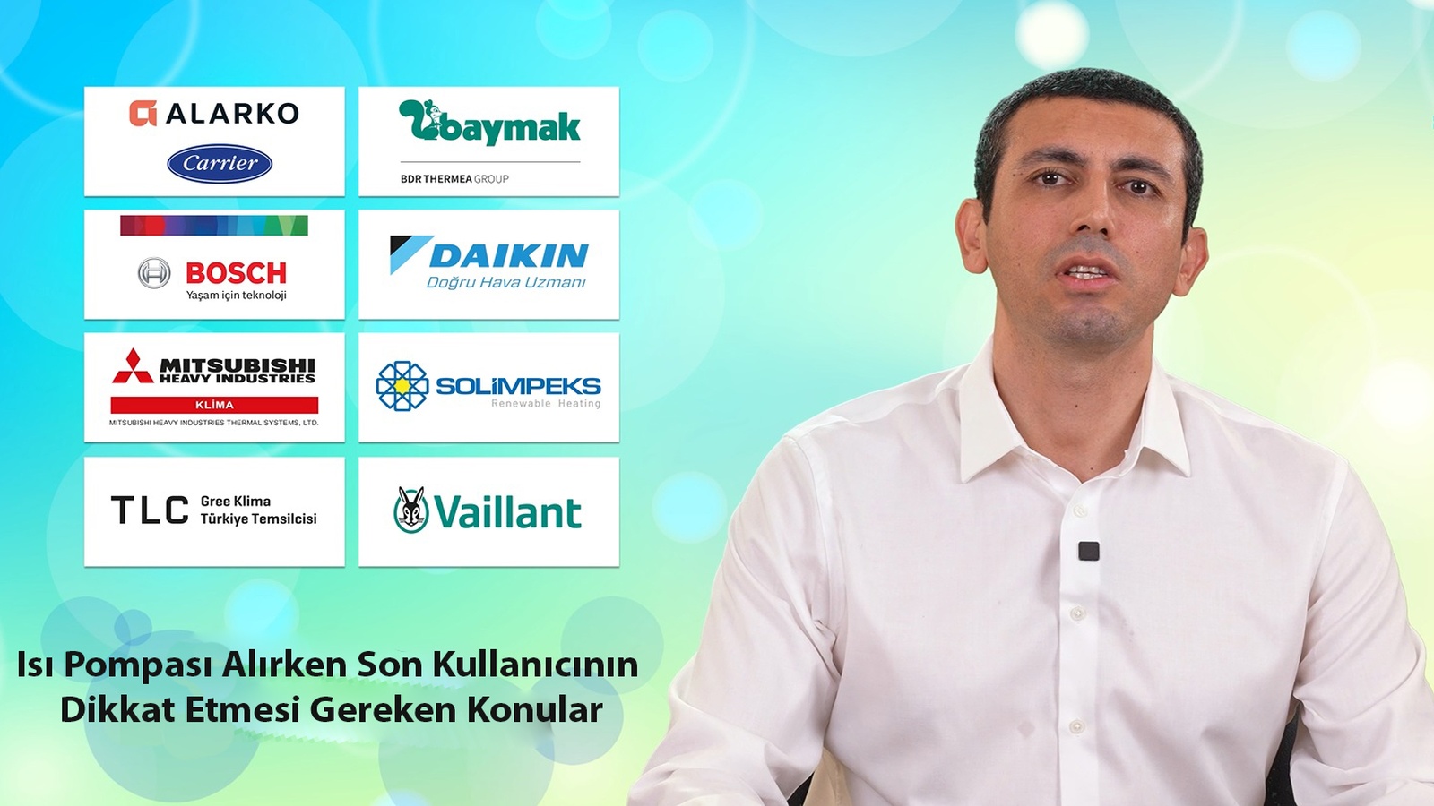 Isı Pompası alırken son kullanıcının dikkat etmesi gereken konular