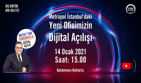 Kombi Klima Shop'tan Dijital Açılış!