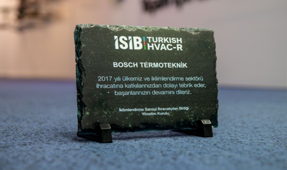 Manisa'dan 41 Ülkeye İhracat Yapan Bosch Termoteknik'e Ödül Manisa'dan 41 Ülkeye İhracat Yapan Bosch Termoteknik'e Ödül