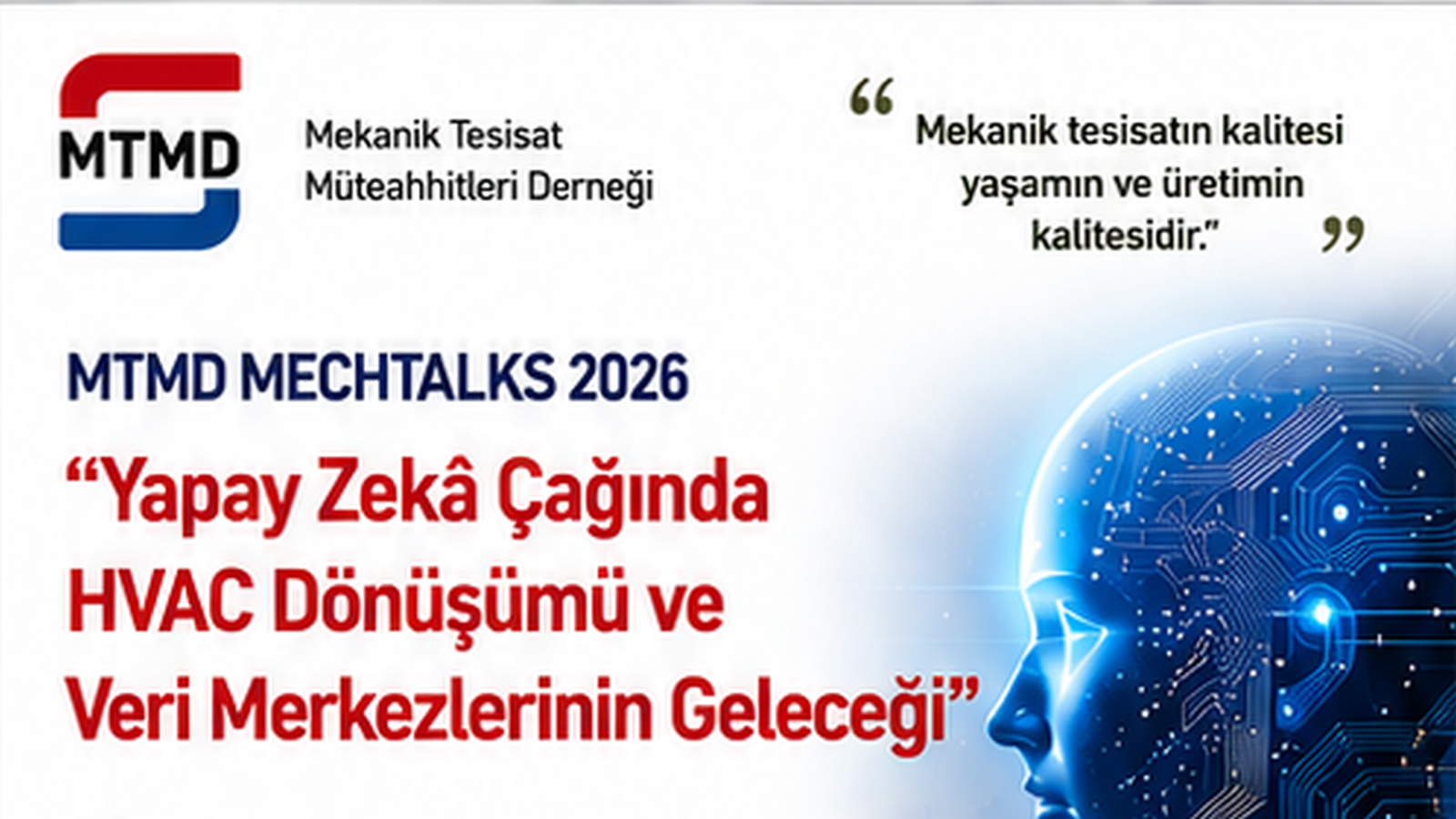 Mechtalks 2026, 1 Ekim 2026 Tarihinde Makina<br/>Hangar'da Gerçekleşecek