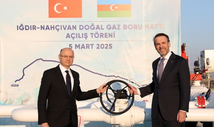 Nahçivan'a Türkiye Üzerinden Kesintisiz Doğal Gaz