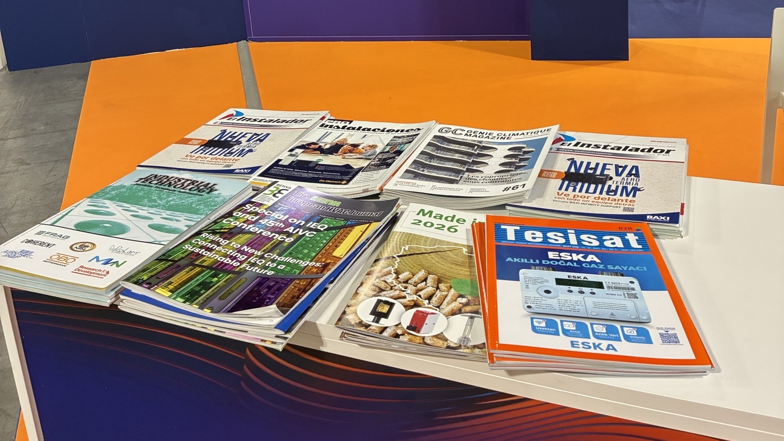 Tesisat Dergimiz, MCE Mostra Convegno Expocomfort Fuarında