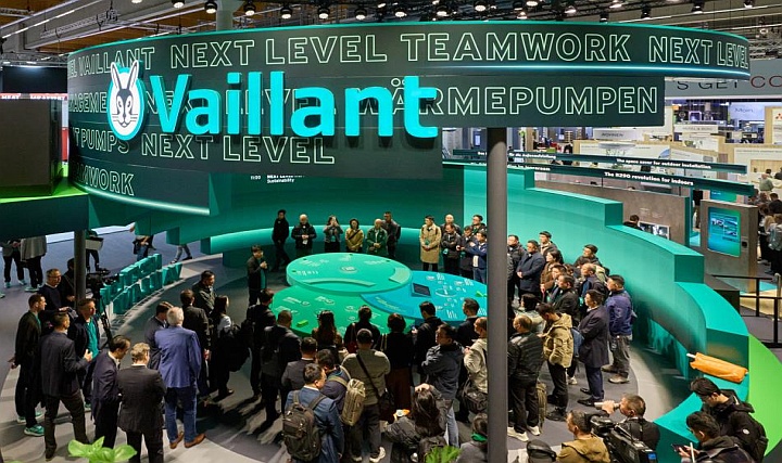 Vaillant ISH Fuarında Yeni Isı Pompası Portföyünü Tanıttı Vaillant ISH Fuarında Yeni Isı Pompası Portföyünü Tanıttı