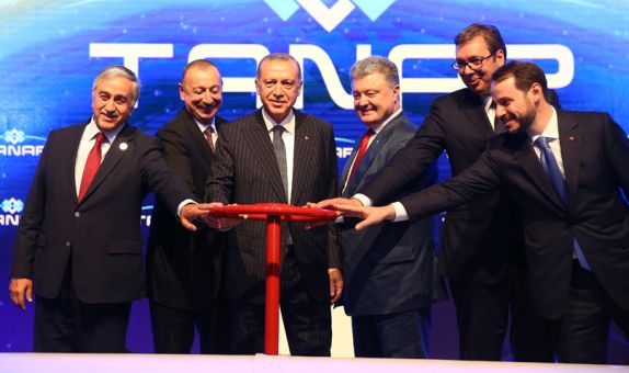 TANAP'ta Gaz Akışı Başladı TANAP'ta Gaz Akışı Başladı