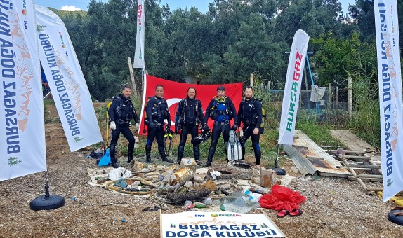 Bursagaz Su Altına İndi Bursagaz Su Altına İndi