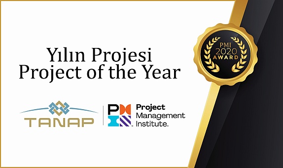 TANAP'a Uluslararası "Yılın Projesi" Ödülü TANAP'a Uluslararası "Yılın Projesi" Ödülü