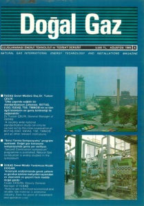 Enerji & Doğalgaz Dergisi 4. Sayı (1989 Ağustos) kapağı